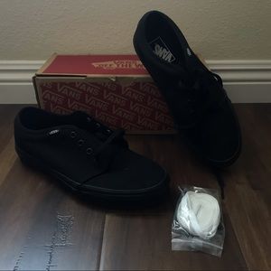 All black Vans